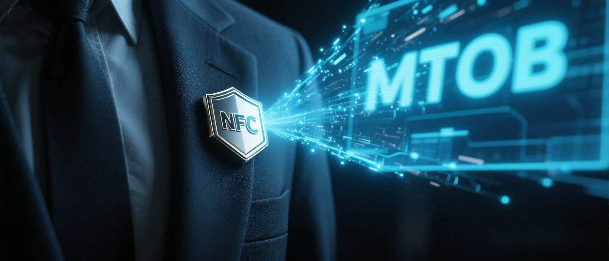 NFC Smart Badges In Networking Expansion And Information Sharing