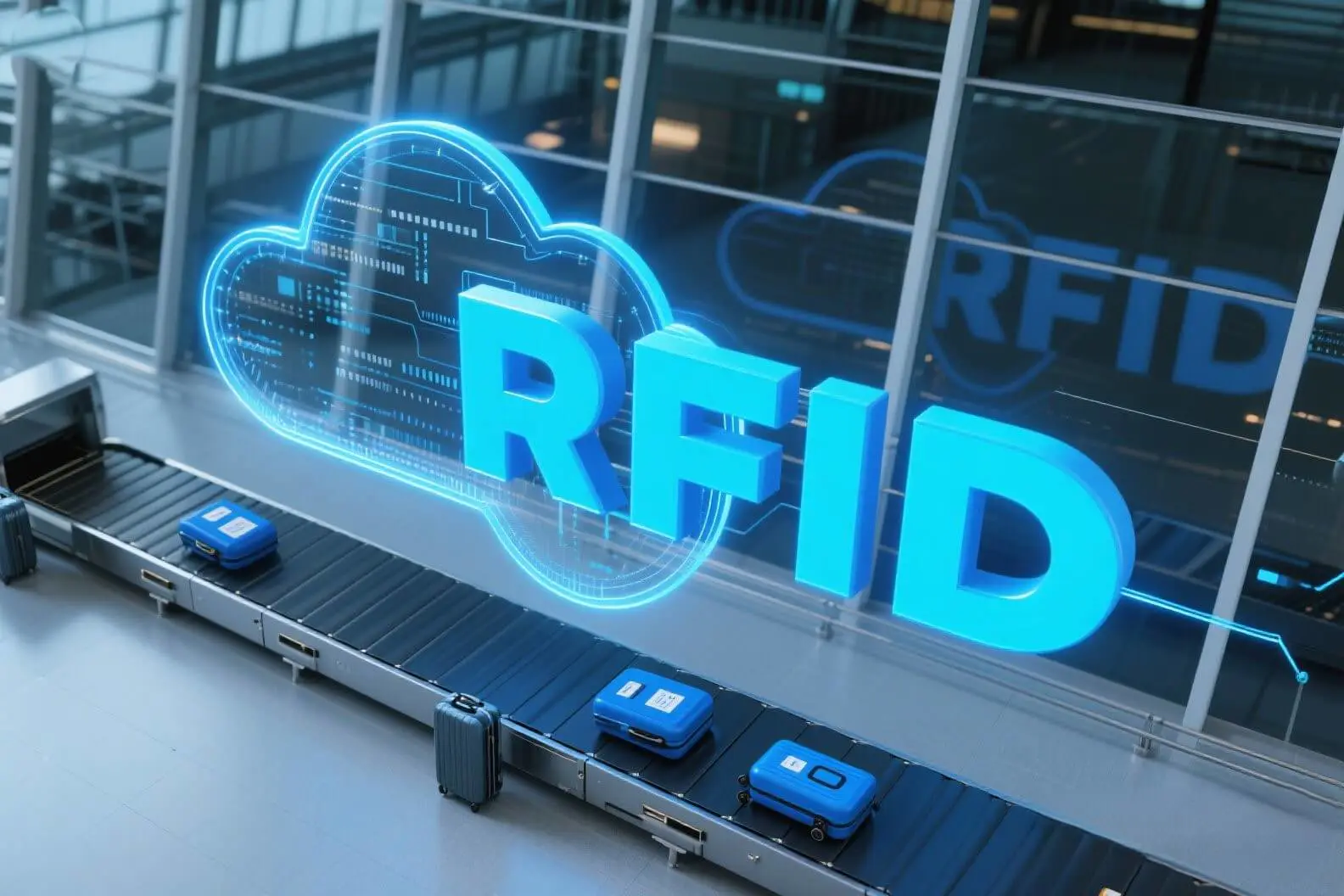 Smart Airport Experience Powered By RFID Luggage Tag