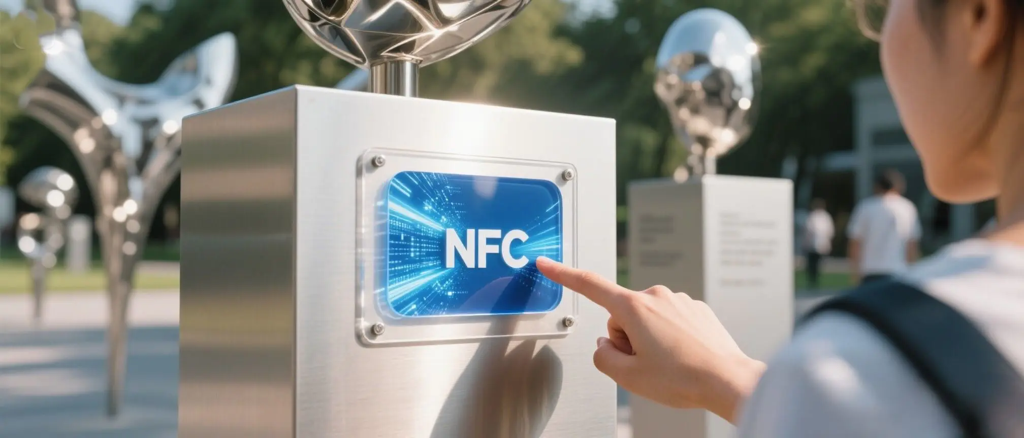All Weather Digital Identity For Art With NFC Epoxy Tags
