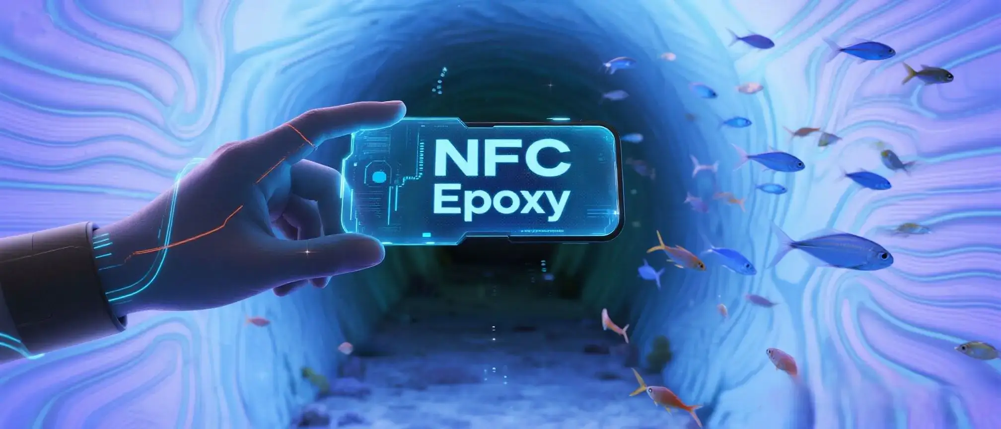 With NFC Epoxy Tags