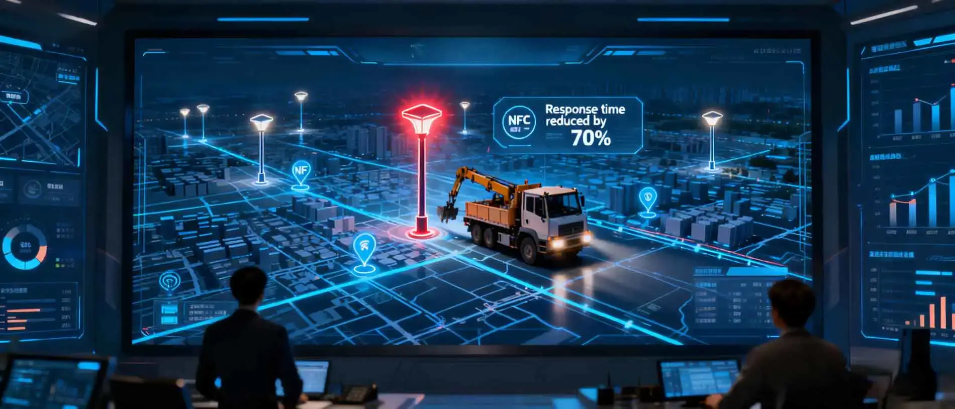 NFC Stands, Smart Street Lighting, Urban Energy