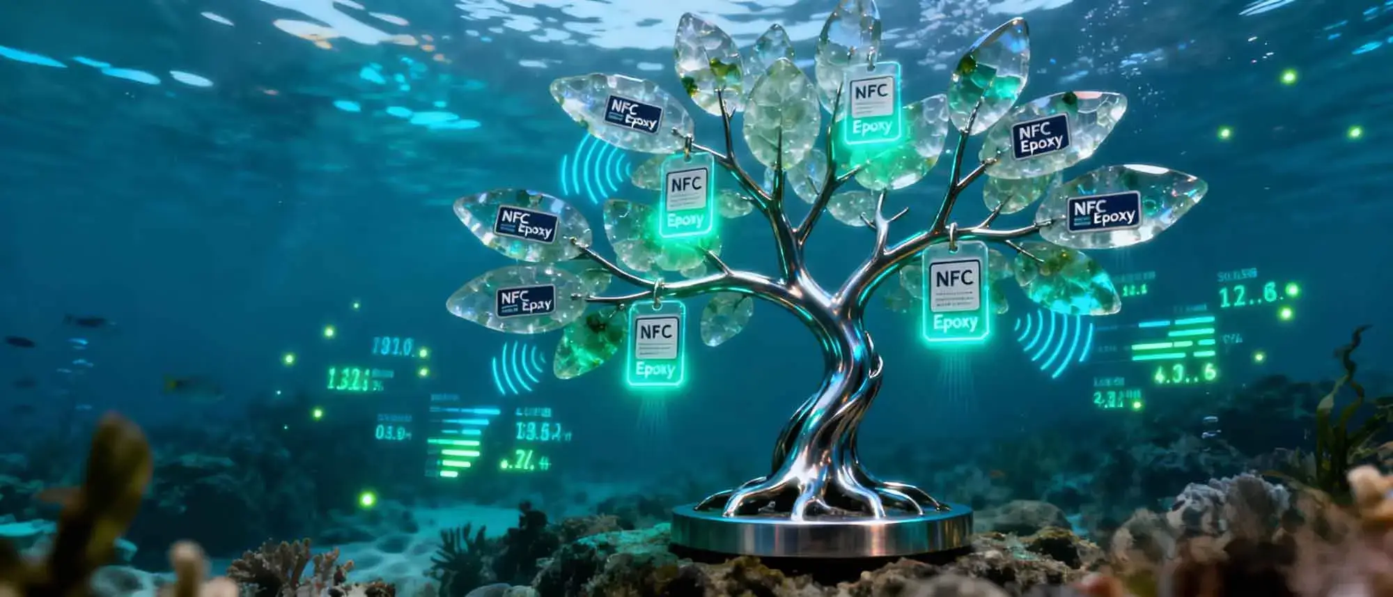 NFC Epoxy Tags in Underwater Art Installations Support Ocean Conservation-MTOB RFID