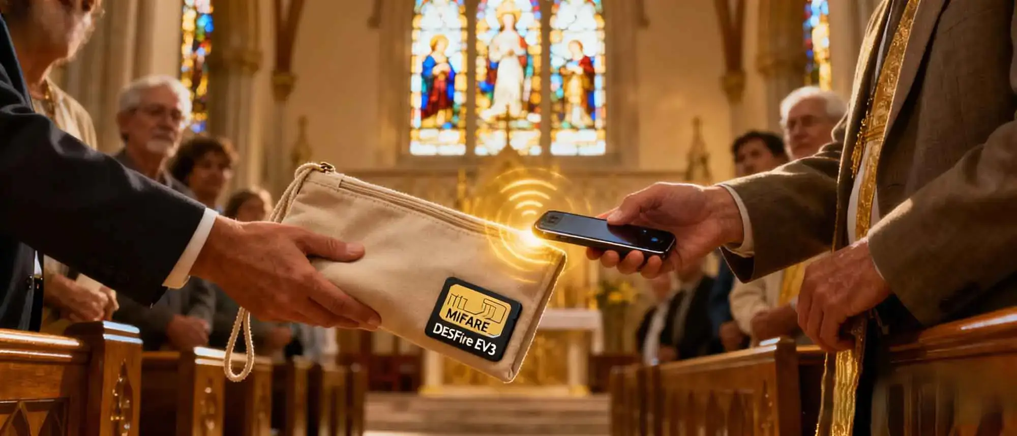 MIFARE DESFire EV3 Ensures Secure Transactions for Church Donation Systems