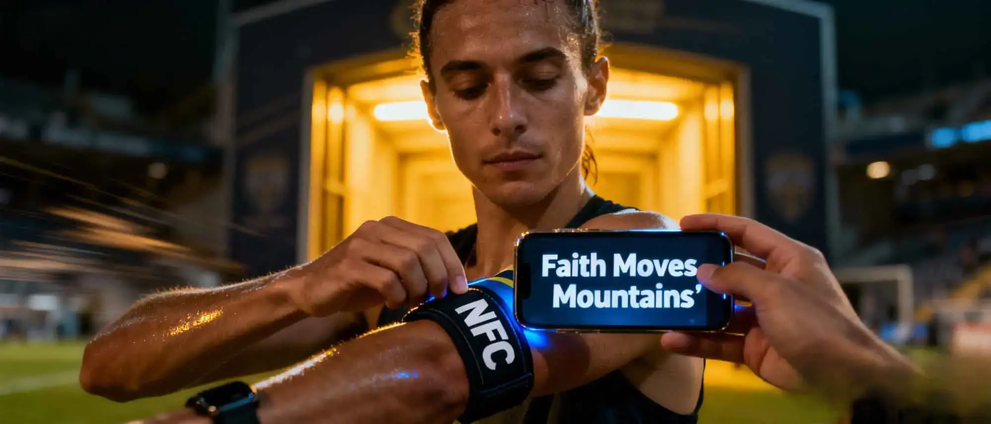 NFC Armband Enables Athletes to Connect with Faith Anytime