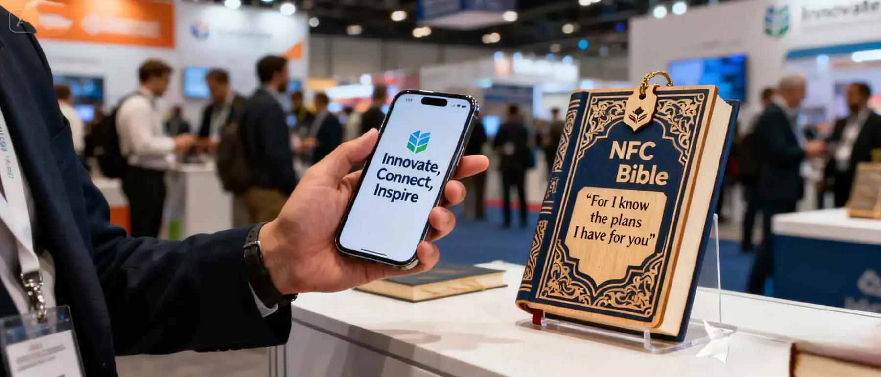 NFC Bible Gifts Innovate Corporate Branded Gift Marketing Strategies-MTOB RFID