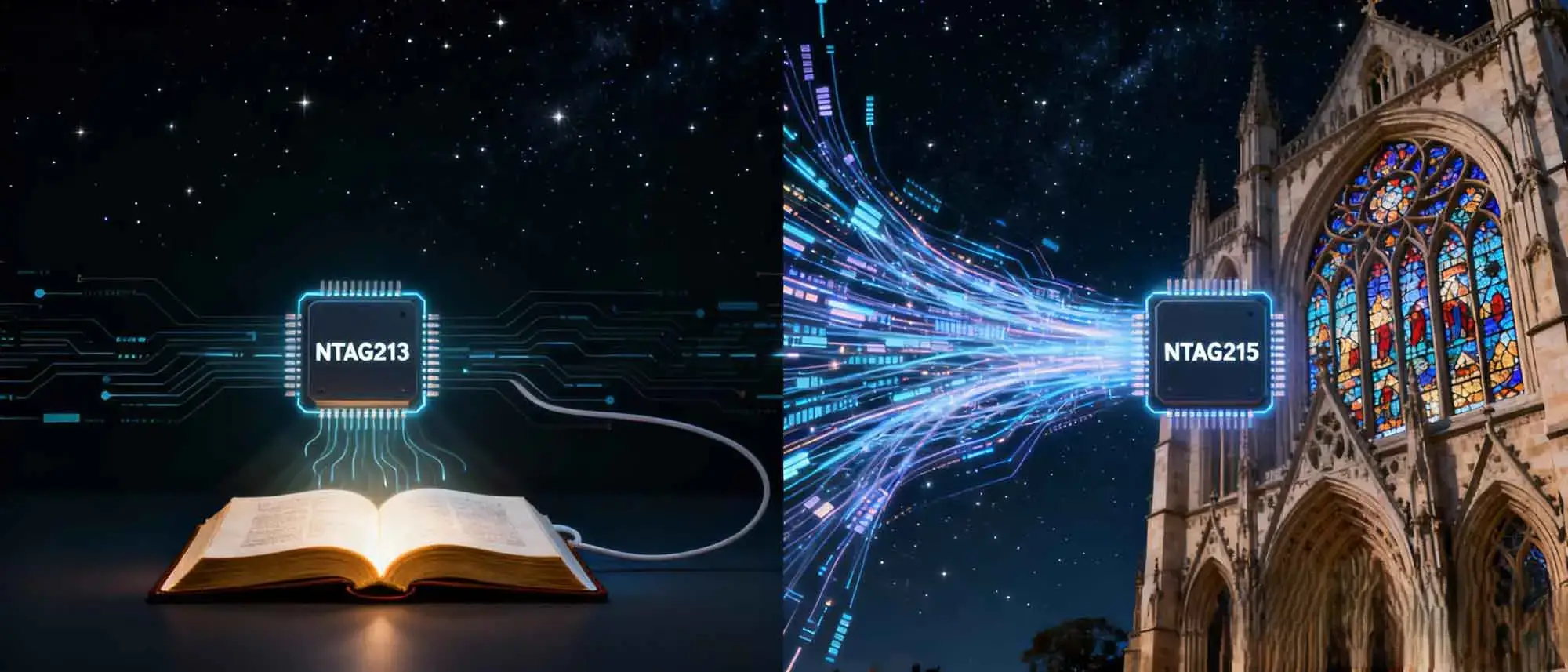 NTAG213 vs NTAG215 Religious Application Technical Comparison