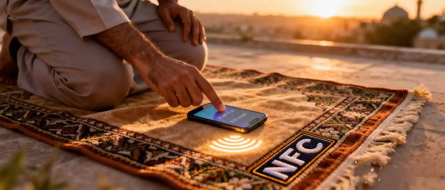 NFC Prayer Mats Nurture Spiritual Discipline with Data Warmth-MTOB RFID