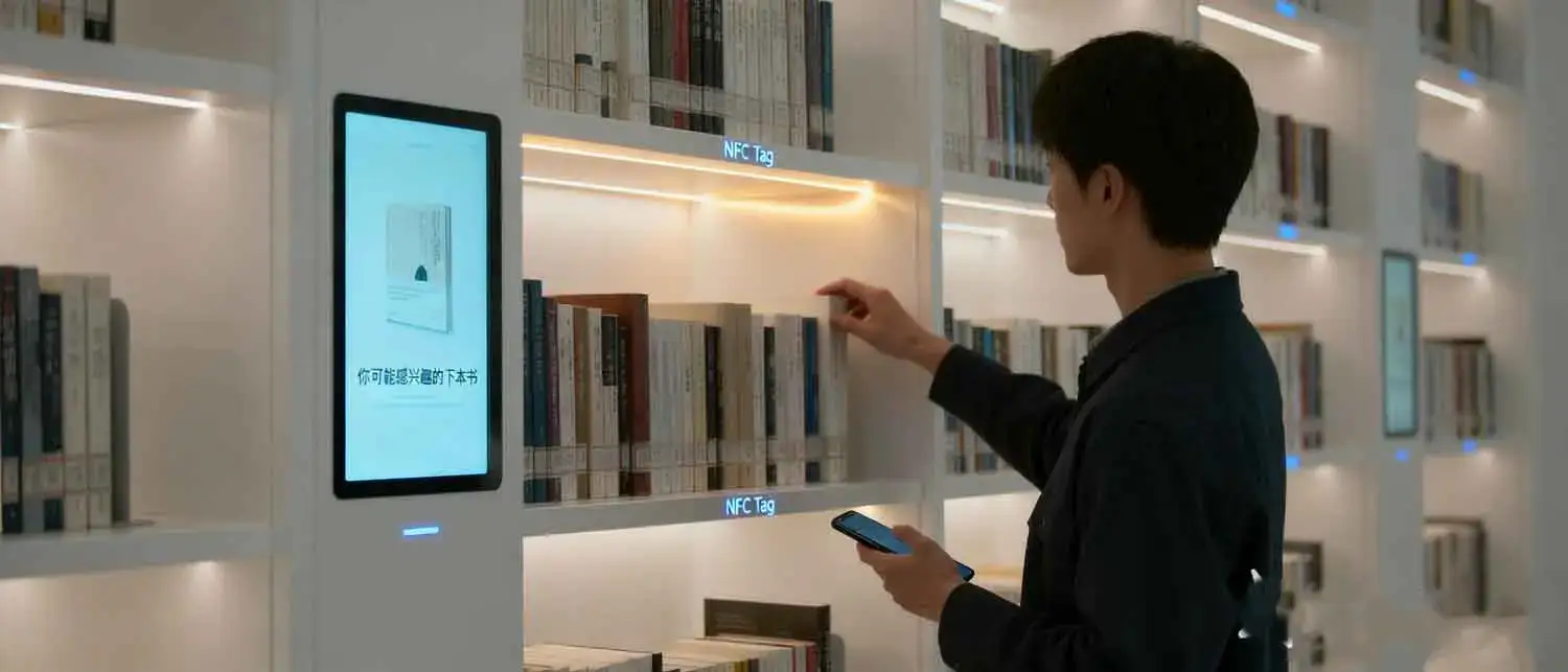 RFID Library Tags Empower AI-Driven Smart Bookshelf Systems-MTOB RFID