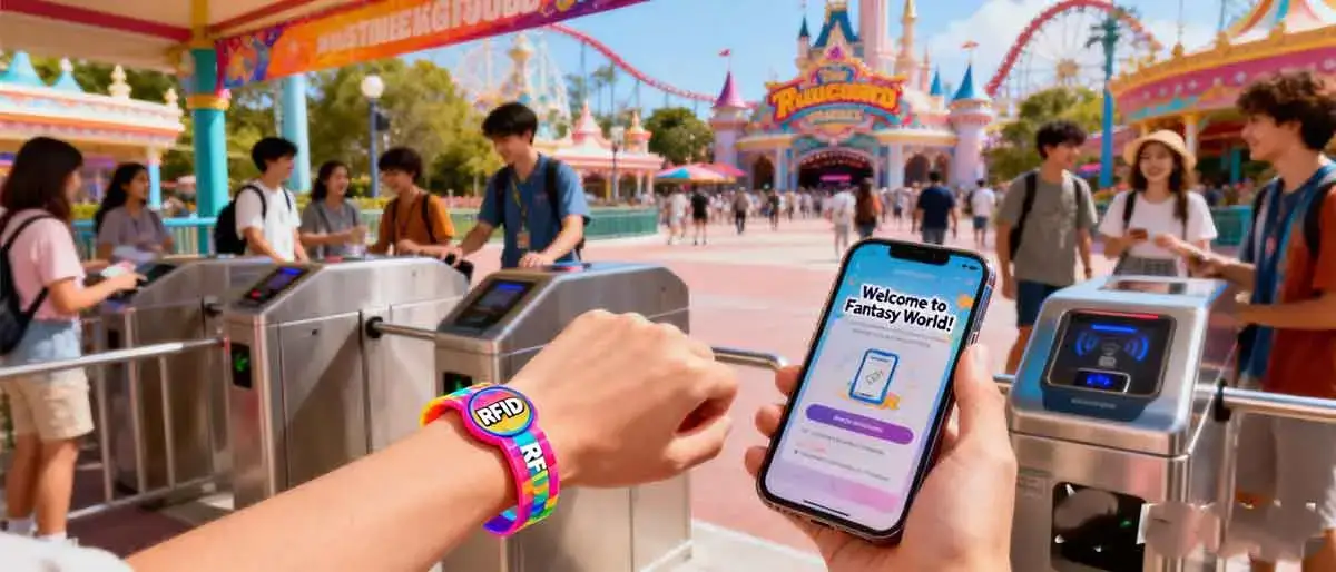 RFID Plastic Wristbands Serve as the Core of Personalized Theme Park Platforms-MTOB RFID