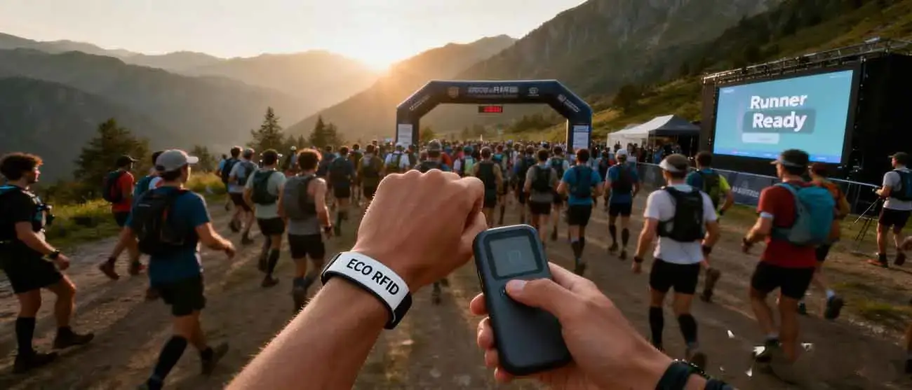 ECO RFID Wristbands for Cross-Country Races: Lightweight Customization and Race Check-In-MTOB RFID