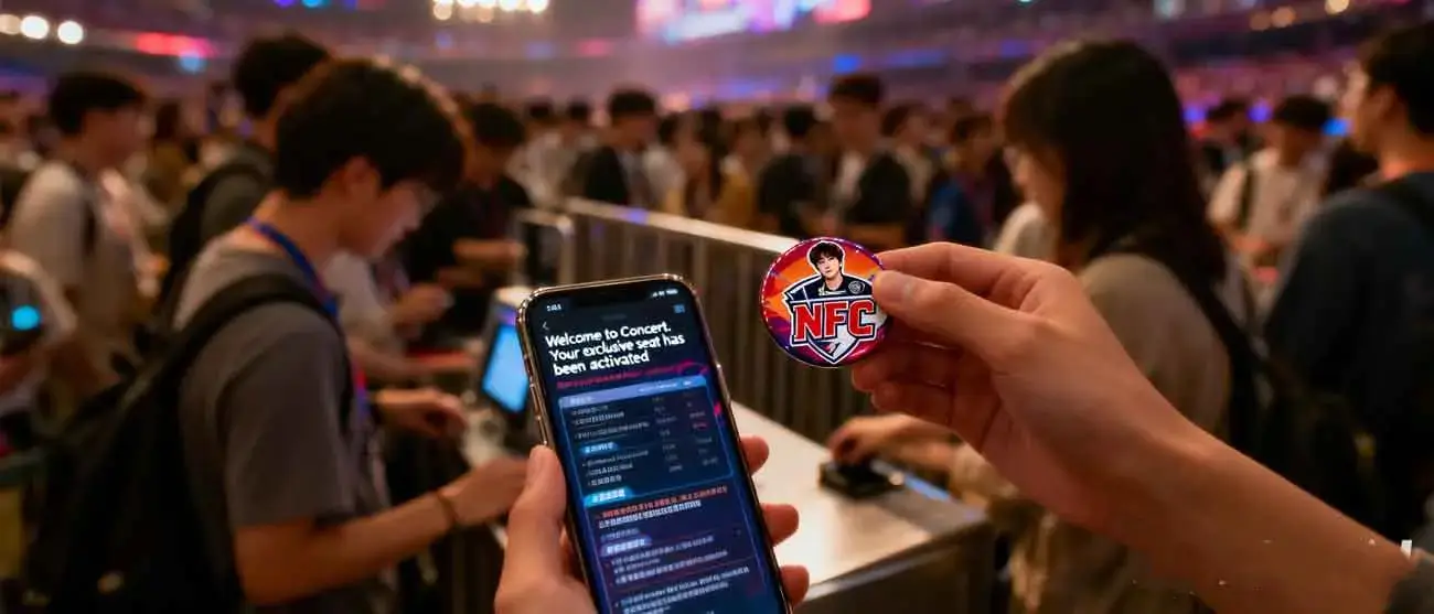 NFC Buttons Empower Event Goods to Enhance On-Site Interaction for Concerts and Sports-MTOB RFID