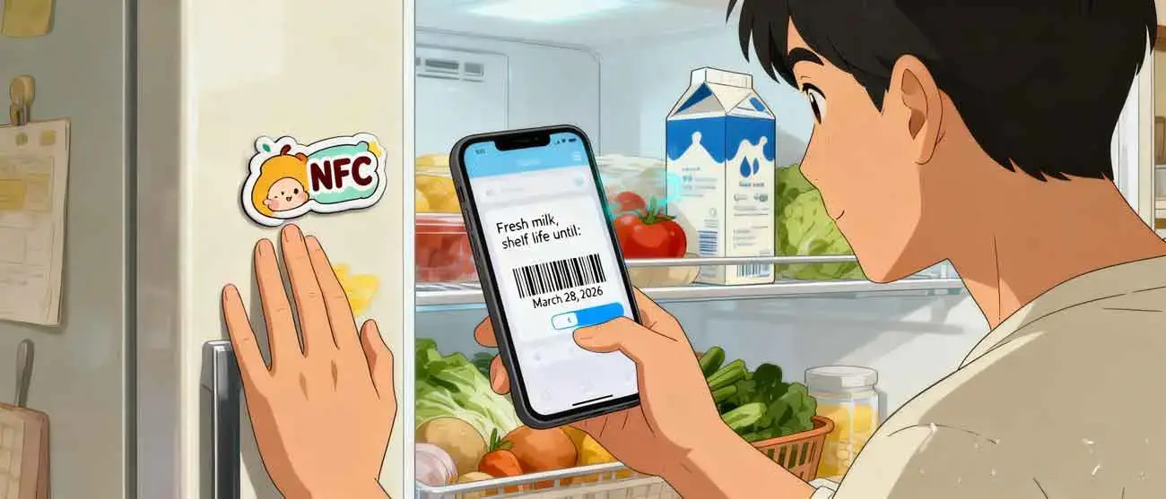 NFC Fridge Magnets Enable Home Food Traceability and Expiry Reminders-MTOB RFID
