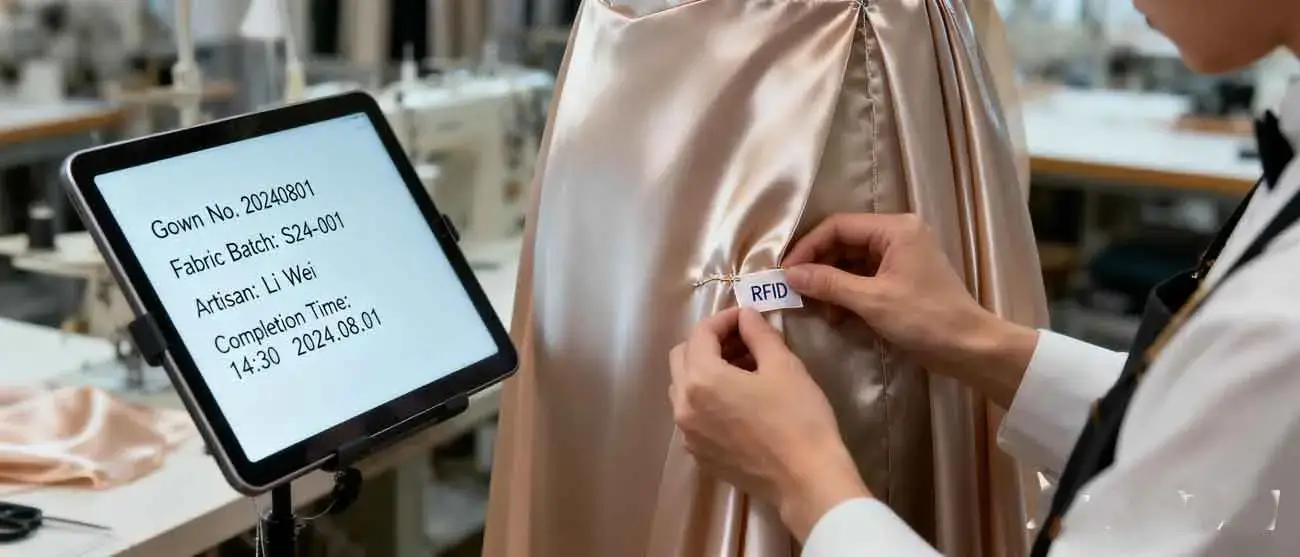 RFID Fabric Tags for Luxury Apparel Support Full Chain Traceability-MTOB RFID