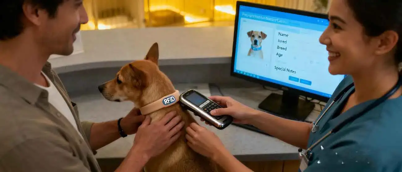 RFID Silicone Pet Collars Assist Foster Care Centers with Pet ID and Health Data Input-MTOB RFID