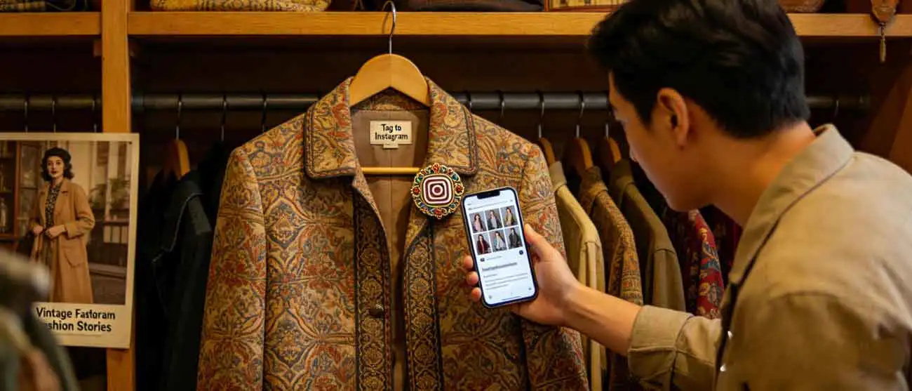 How Tag to Instagram Pins Help Promote Vintage Fashion Content-MTOB RFID