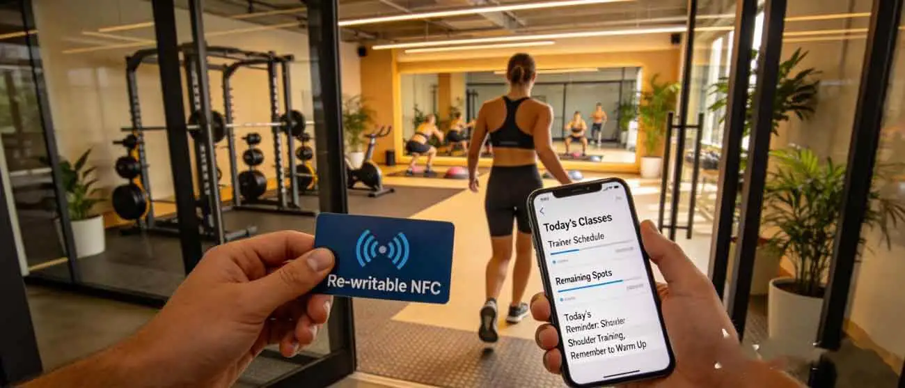How fitness studios use Re-writable NFC Cards to Improve Class Experience-MTOB RFID