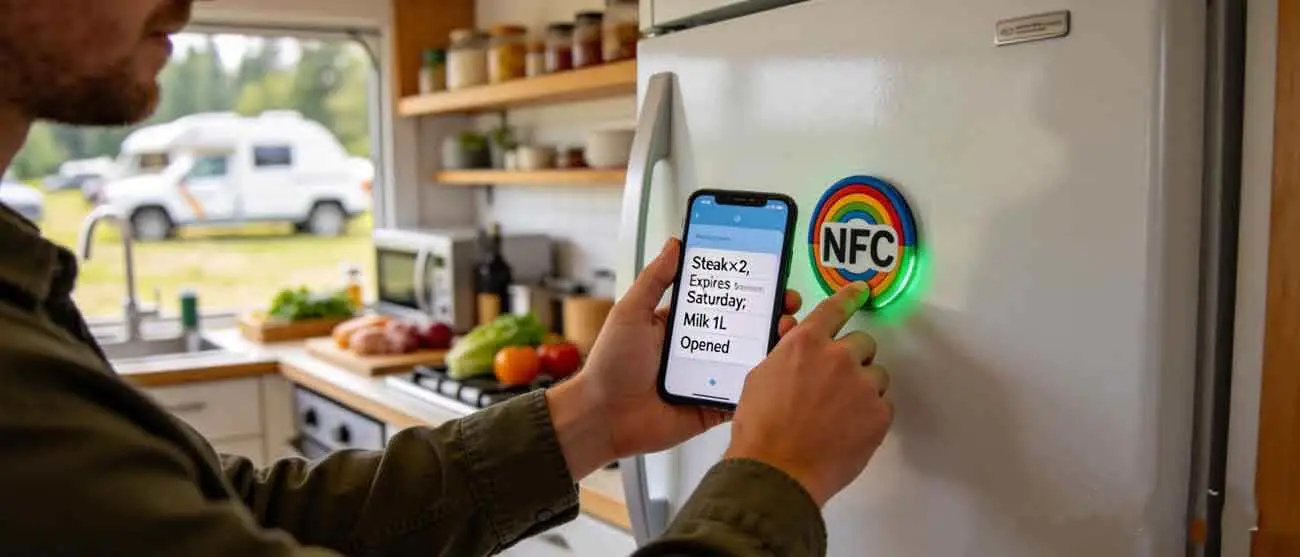 How to Manage Camping Food With NFC Fridge Magnets-MTOB RFID