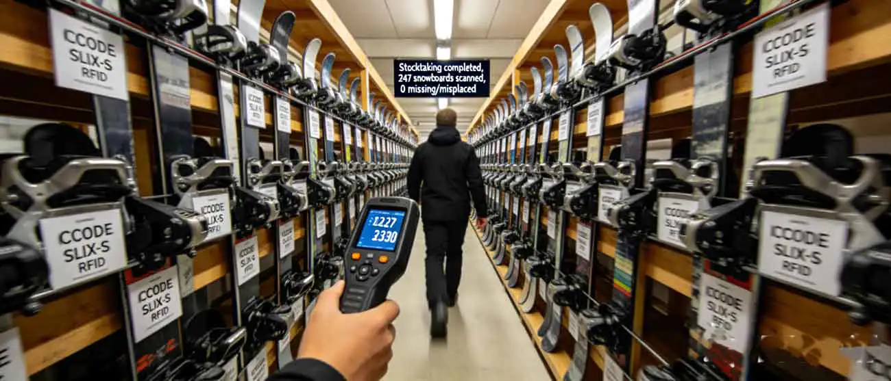 ICODE SLIX-S RFID Tags Optimize Stocktaking for Ski Rental Shops-MTOB RFID