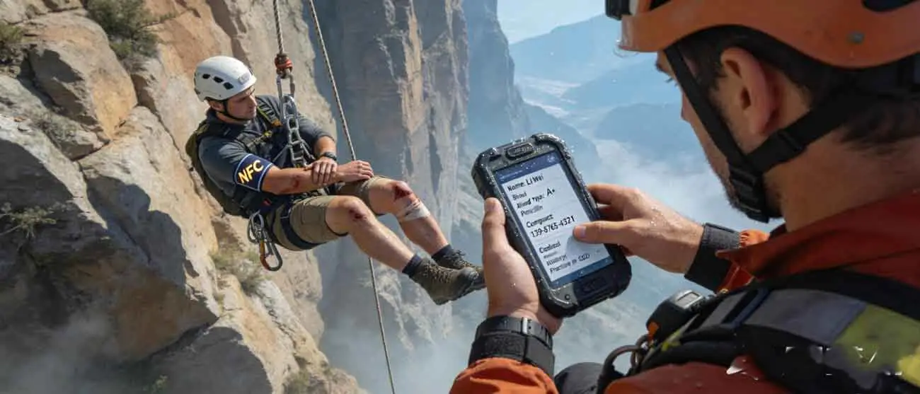 NFC Armbands Ensure Fast Checks in Outdoor Emergencies-MTOB RFID