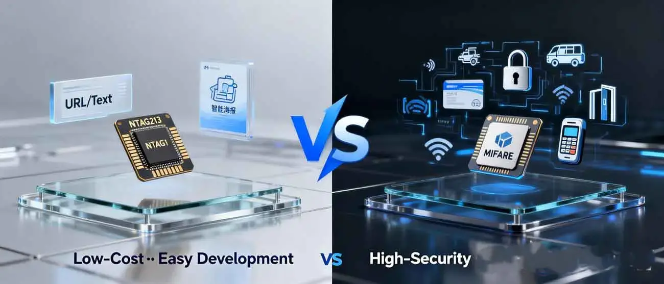 NFC Chip Selection Reference for Consumer NFC Products NTAG213 and MIFARE-MTOB RFID