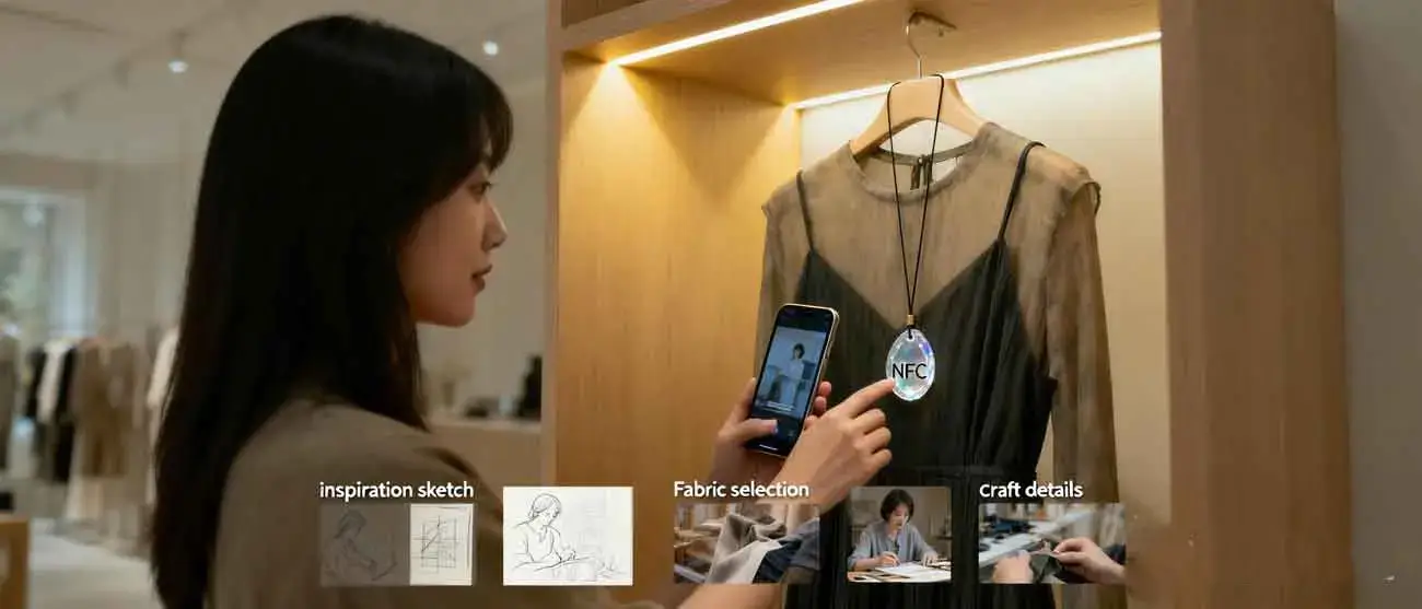 NFC Epoxy Tags Assist Niche Designer Brands in Enhancing Fashion Interactive Marketing-MTOB RFID