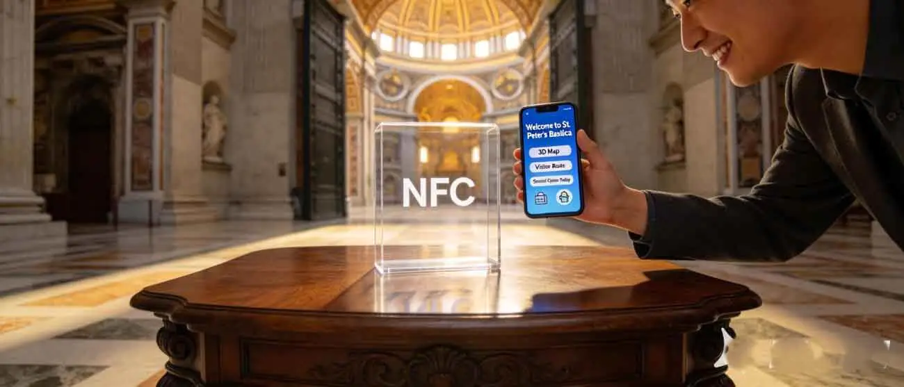 NFC Stands Enhance Visitor Interaction in Churches-MTOB RFID