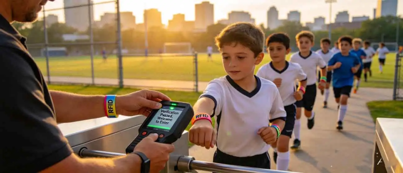 RFID Plastic Wristbands Simplify Check-Ins for Global Youth Matches-MTOB RFID