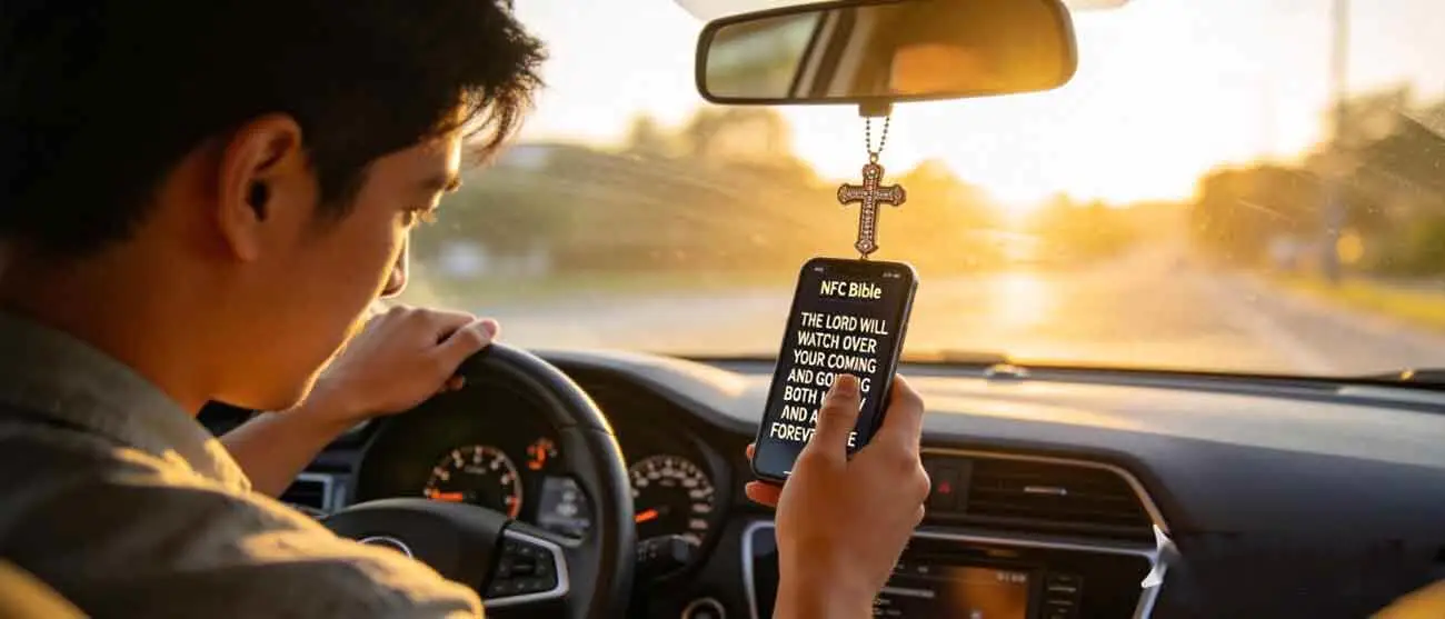 Why Choose NFC Bible Car Hangings for Car Devotion-MTOB RFID