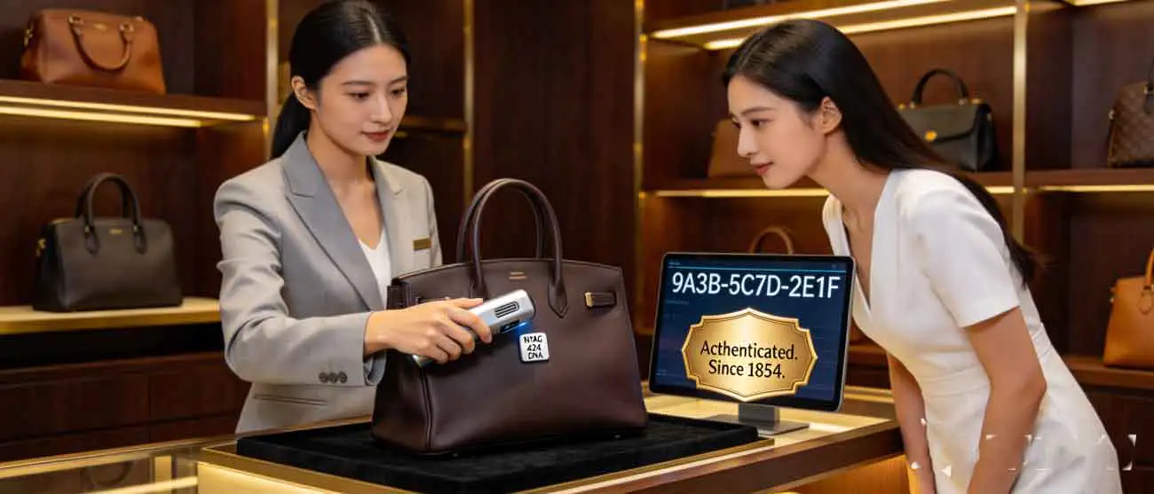 Why Choose NTAG 424 DNA for Anti-Counterfeiting of Luxury Leather Goods-MTOB RFID