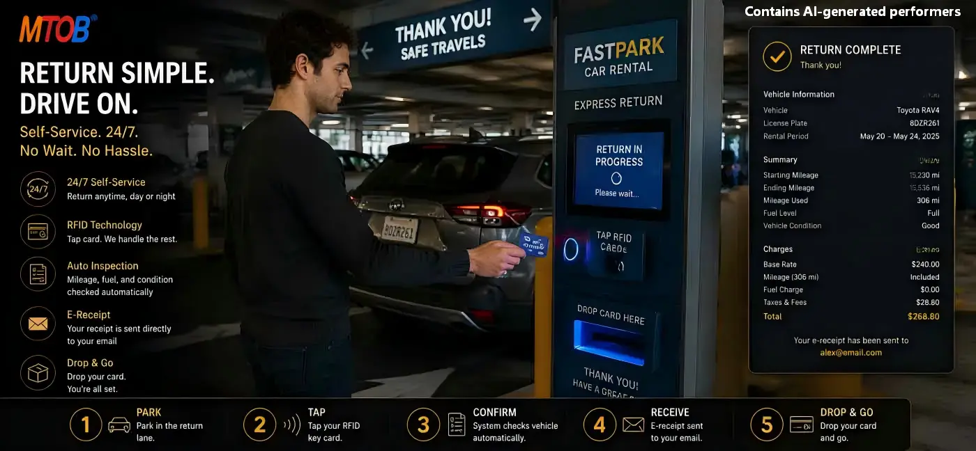 How the Car Rental Industry Optimizes Global Operations With RFID Car Key Cards-MTOB RFID