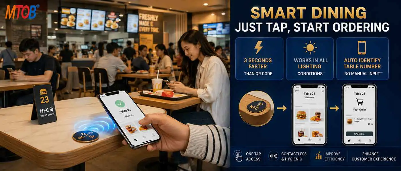How to Optimize Fast Food Brand Service With Disposable NFC Tags-MTOB RFID