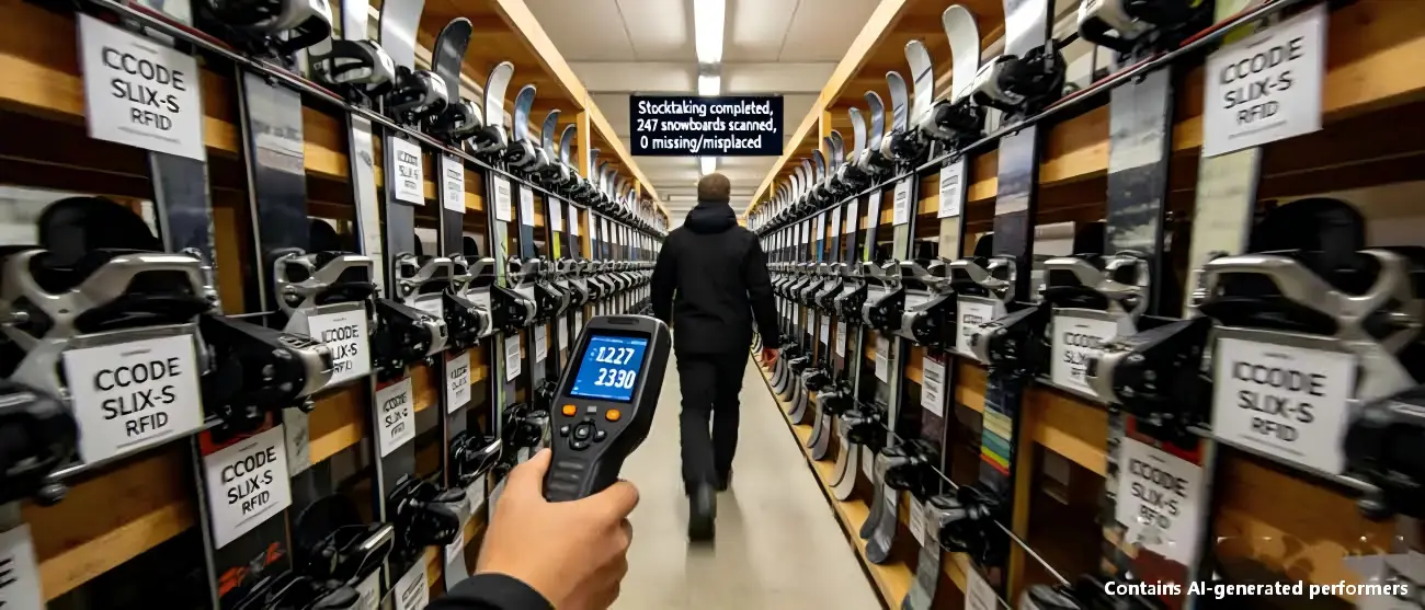 ICODE SLIX-S RFID Tags Optimize Stocktaking for Ski Rental Shops-MTOB RFID
