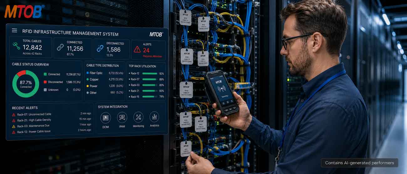How to Choose RFID Cable Tags: 7 Critical Factors Data Center Managers Must Consider-MTOB RFID