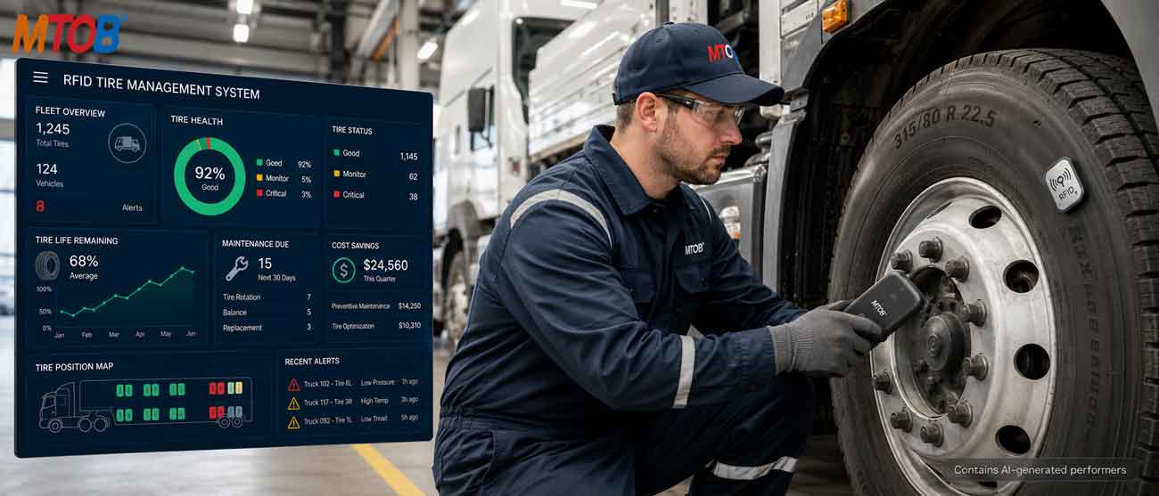 RFID Tire Tags: 10 Proven Ways Fleet Operators Reduce Costs and Improve Tire Lifecycle Management-MTOB RFID