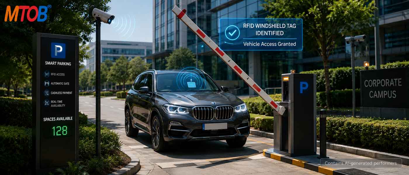 RFID Windshield Tags for Smart Parking: 9 Benefits for Modern Cities-MTOB RFID