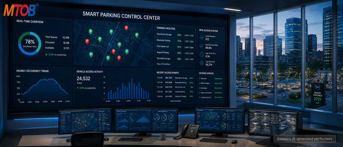 RFID Windshield Tags for Smart Parking: 9 Benefits for Modern Cities-MTOB RFID