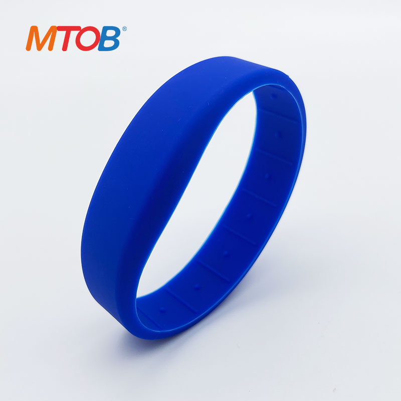 13.56 MHz RFID wristband silicone bracelet MTB-SW001-3