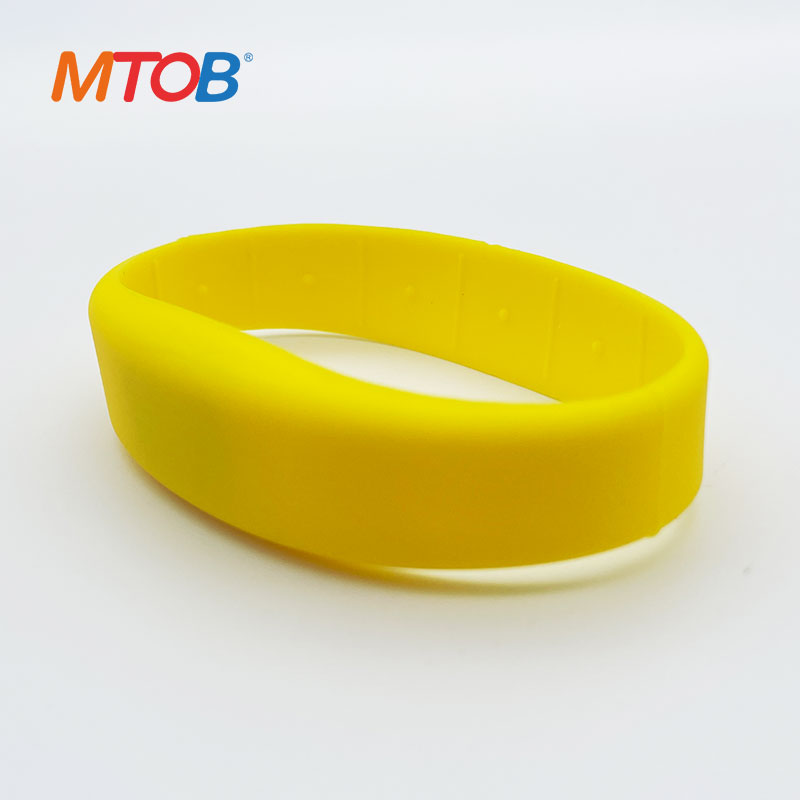 13.56 MHz RFID wristband silicone bracelet MTB-SW001-5