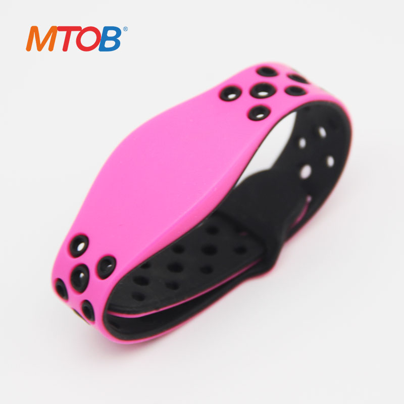 Adjustable Passive RFID wristband Silicone Bracelet MTB-SW007A