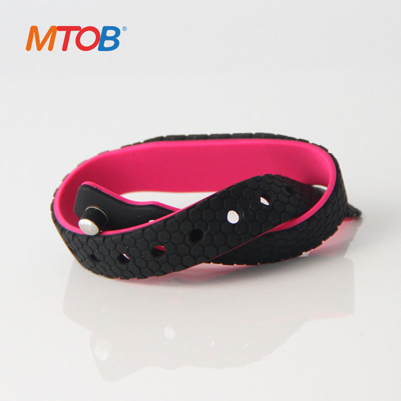Adjustable & Programmable RFID Wristband NFC Silicone Bracelet MTB-SW009