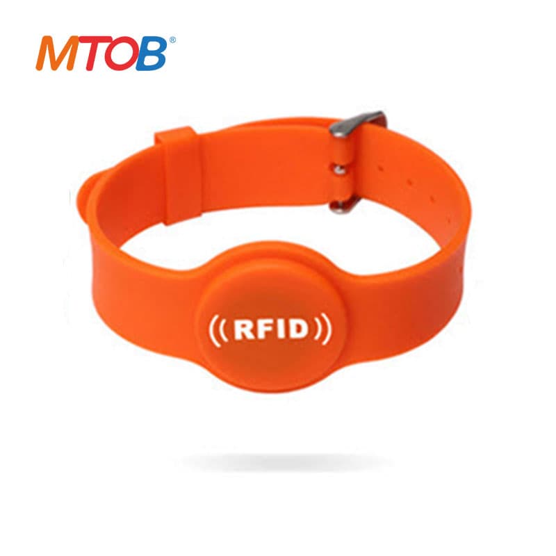 Adjustable RFID Rubber Wristband MTB-SW006