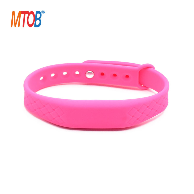 Adjustable Silicone Cashless Payment Wristband NFC bracelet MTB-SW015