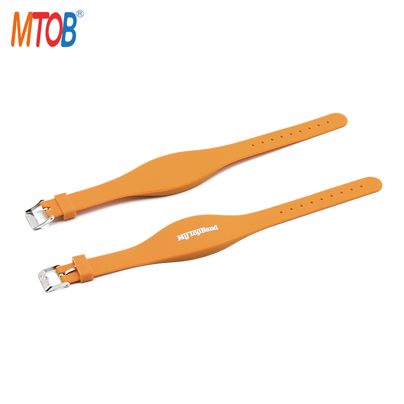 Adjustable Silicone UHF Wristband MTB-SW011 with Metal Lock
