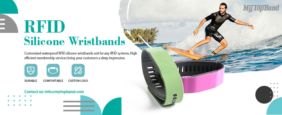 OEM/ODM NFC Silicone Wristband Adjustable RFID Bands for Events-MTOB RFID