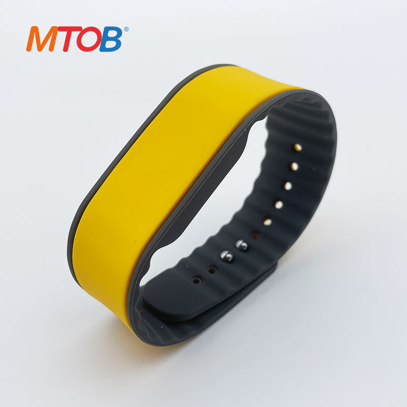 Custom RFID Access Control Wristbands Silicone Bracelet MTB-SW002