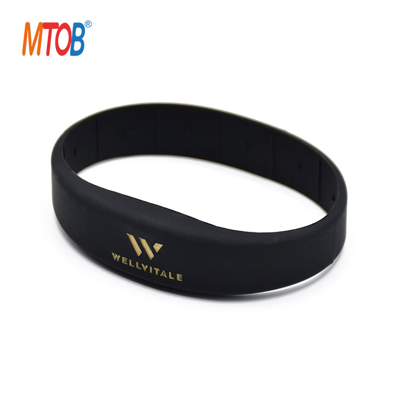 MTB-SW001B Silicone RFID Bracelets for Hotels