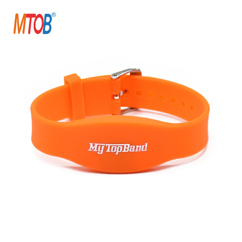 MTB-SW016 Silicone RFID Wristbands for Hotels & Resorts
