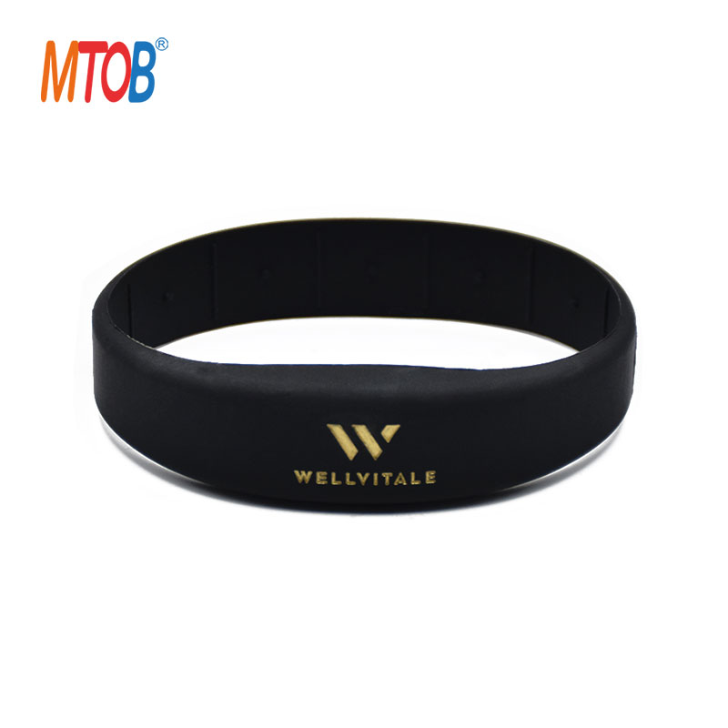 MTOB MTB-SW001B Silicone RFID Bracelets for Hotels