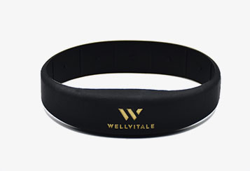 Security Entrance RFID Rubber Wristband with LOGO Printing-MTOB RFID