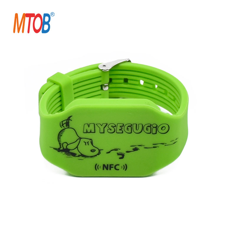 NTAG215 Silicone Bracelet NFC Programmable Wristband MTB-SW019